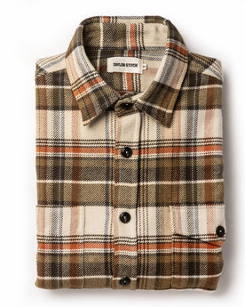 The Crater Shirt in Tan Plaid: Featured Image, Wovens by Taylor Stitch