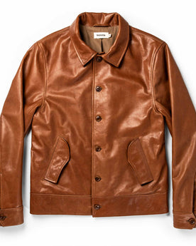 flatlay of The Cuyama Jacket in Cognac, Outerwear by Taylor Stitch