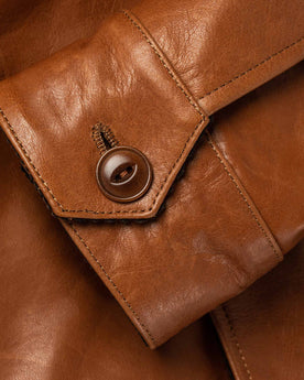 material shot of button on wrist, Outerwear by Taylor Stitch