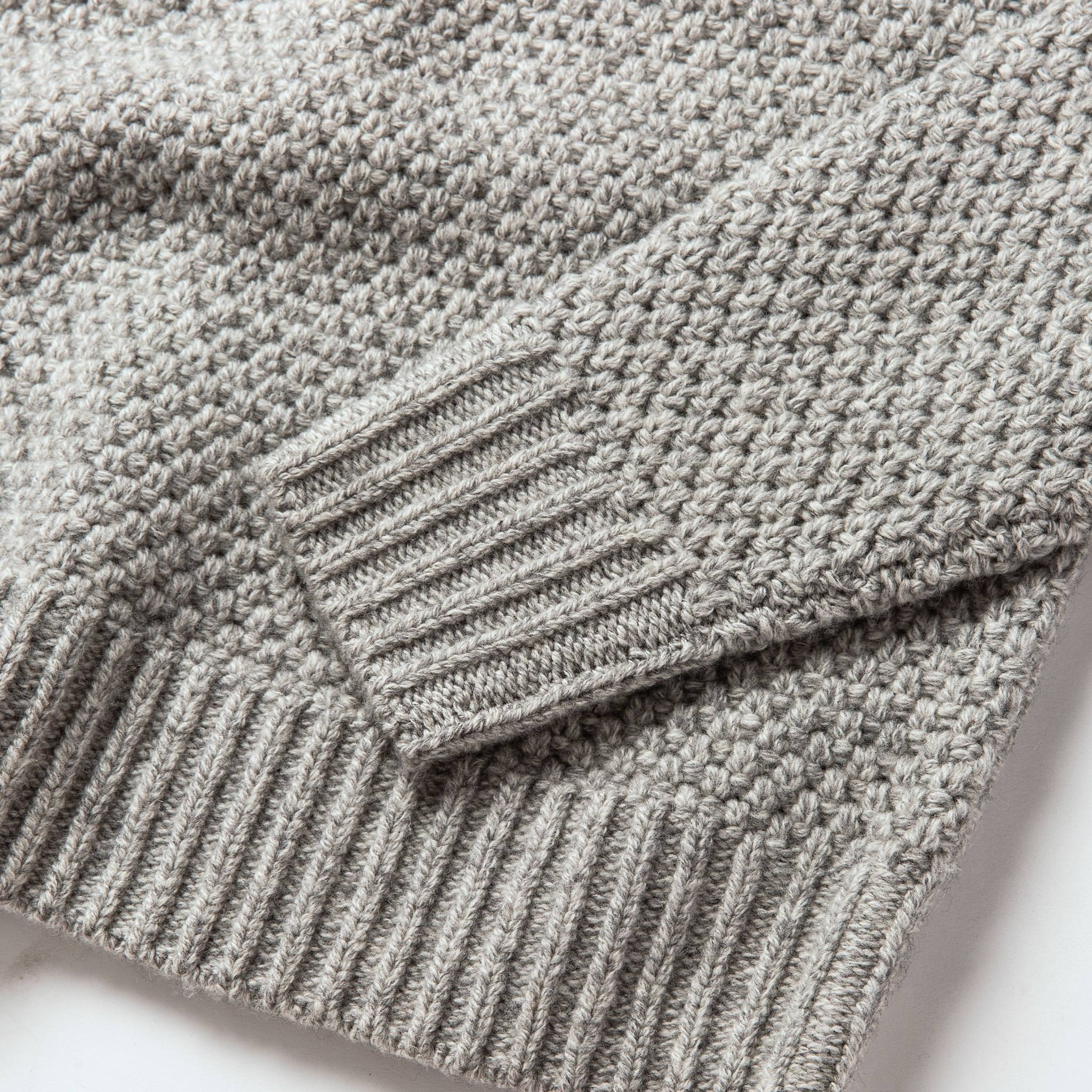 material shot of bottom knit detail, Knits by Taylor Stitch