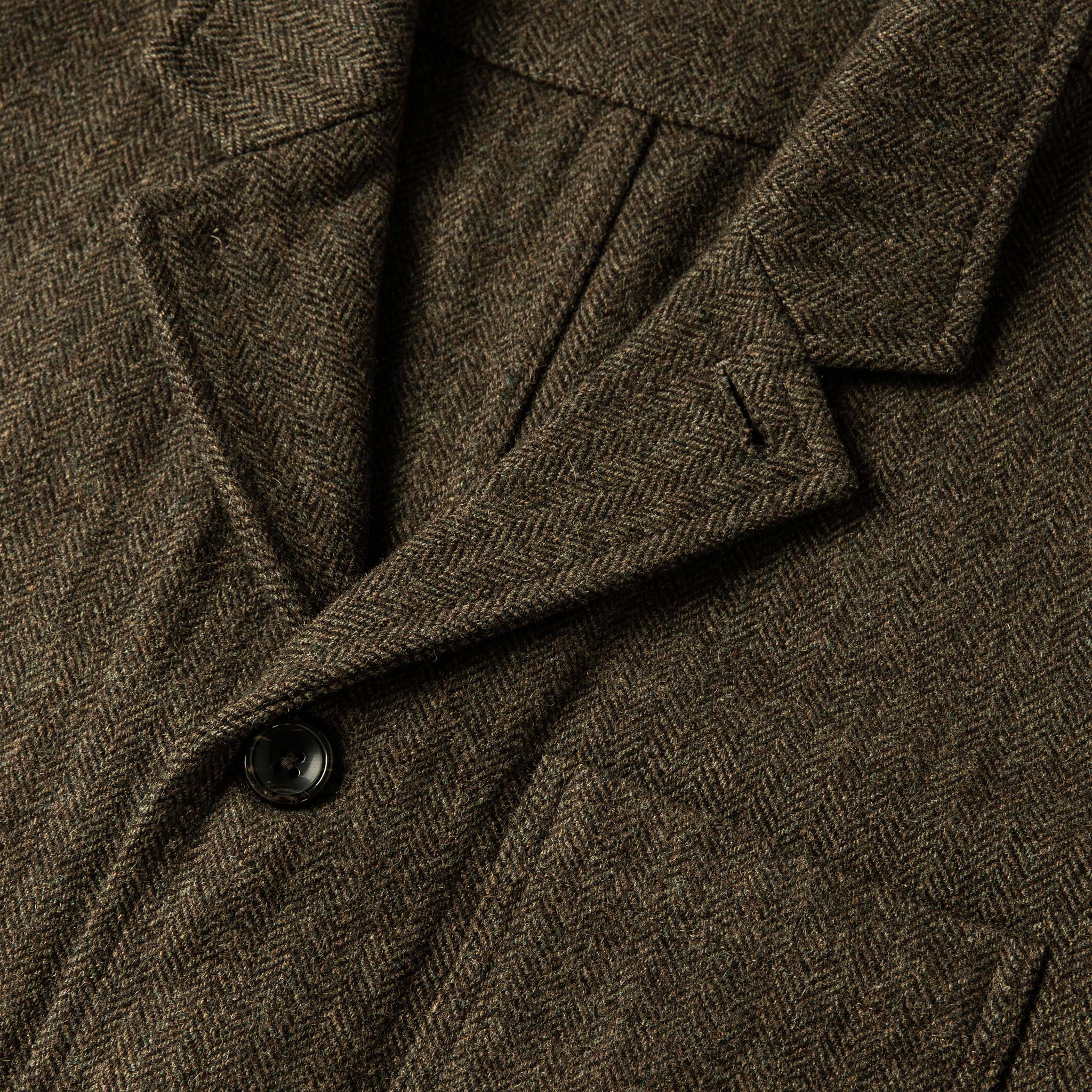 material shot of lapel, Outerwear by Taylor Stitch