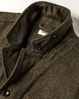 material shot of collar, Outerwear by Taylor Stitch