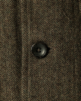 material shot of button, Outerwear by Taylor Stitch
