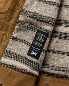 material shot of fabric detail inside, Outerwear by Taylor Stitch