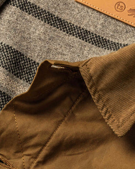 material shot of collar, Outerwear by Taylor Stitch