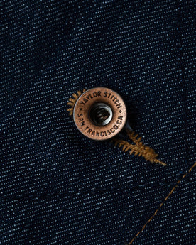 material shot of button, Outerwear by Taylor Stitch