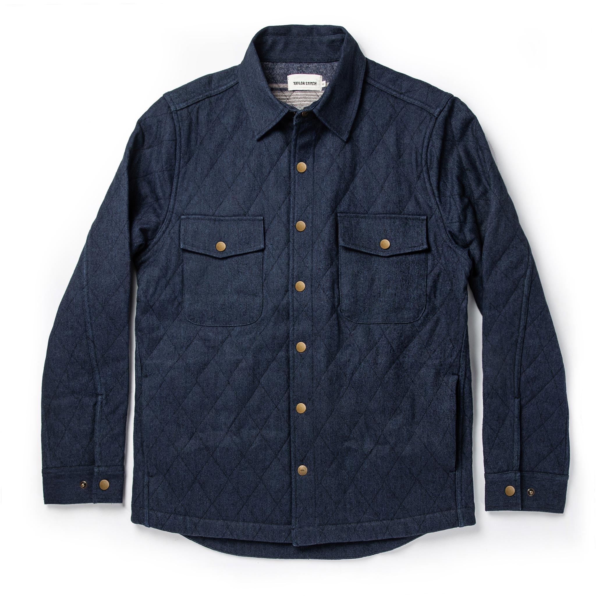 The Quilted Jacket in Indigo Boss Duck: Featured Image, Outerwear by Taylor Stitch
