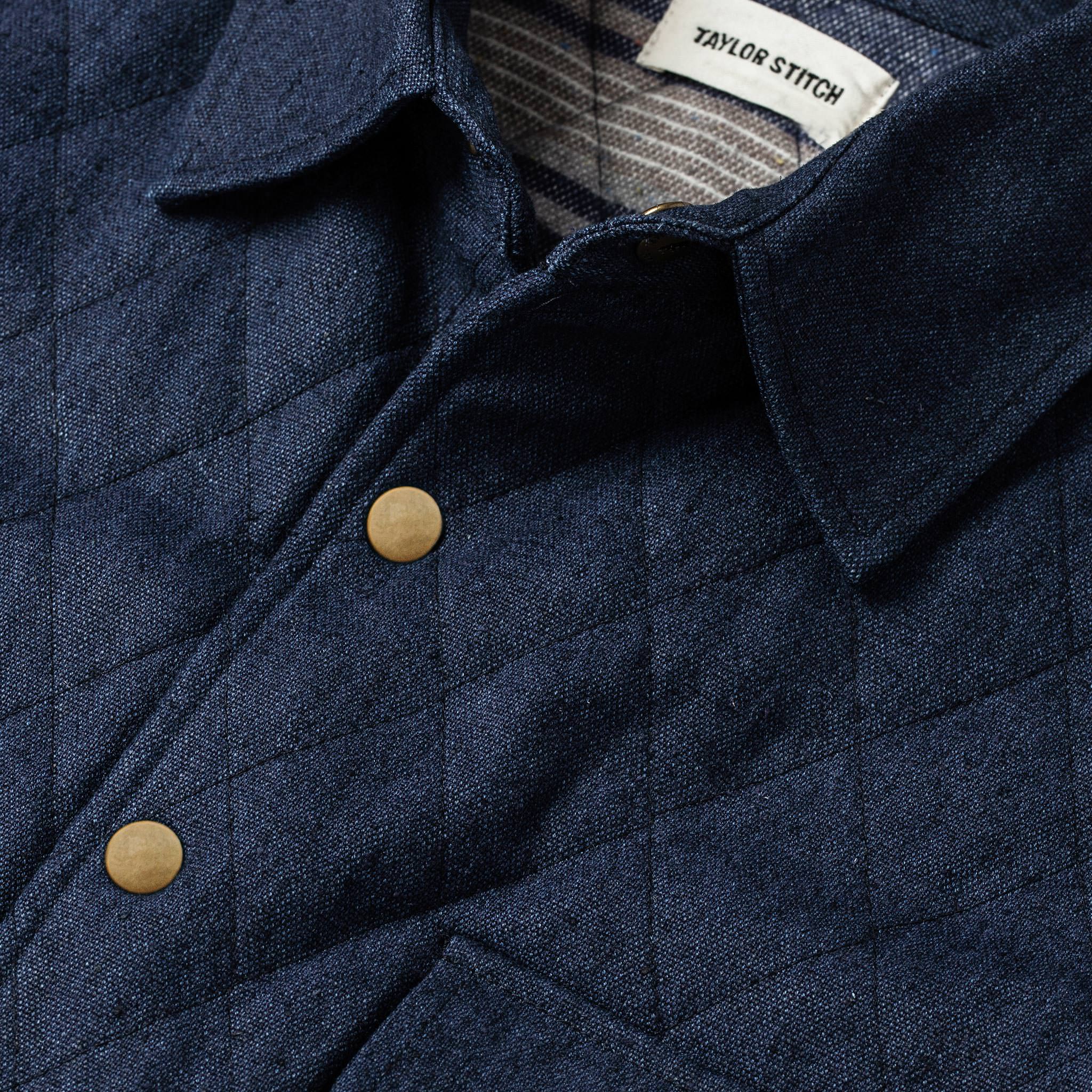 material shot of collar, Outerwear by Taylor Stitch
