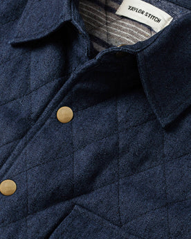 material shot of collar, Outerwear by Taylor Stitch