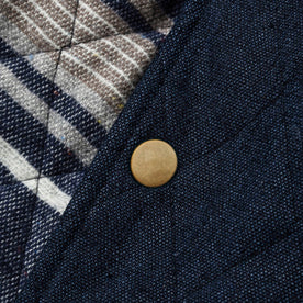 material shot of button