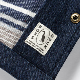 material shot of boss duck logo