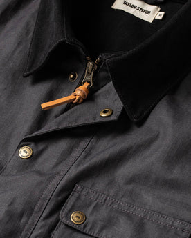 material shot of collar, Outerwear by Taylor Stitch