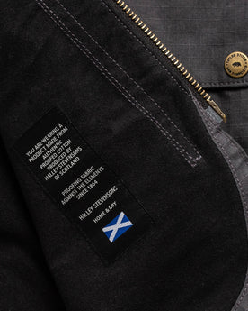 material shot of fabric detail inside of jacket, Outerwear by Taylor Stitch