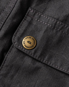 material shot of button, Outerwear by Taylor Stitch