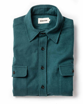 The Yosemite Shirt in Deep Ocean: Featured Image, Wovens by Taylor Stitch