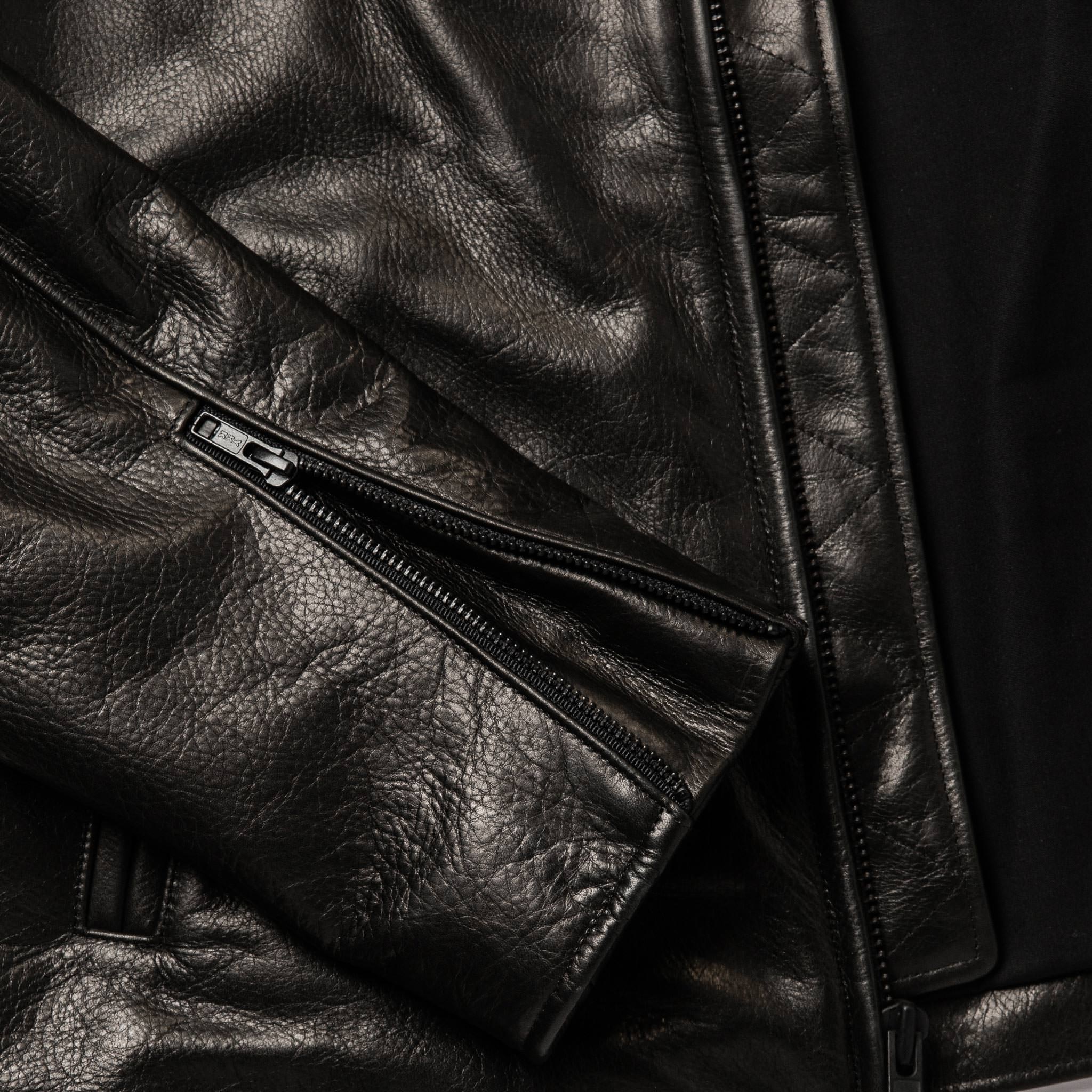 material shot of wrist zipper, Outerwear by Taylor Stitch