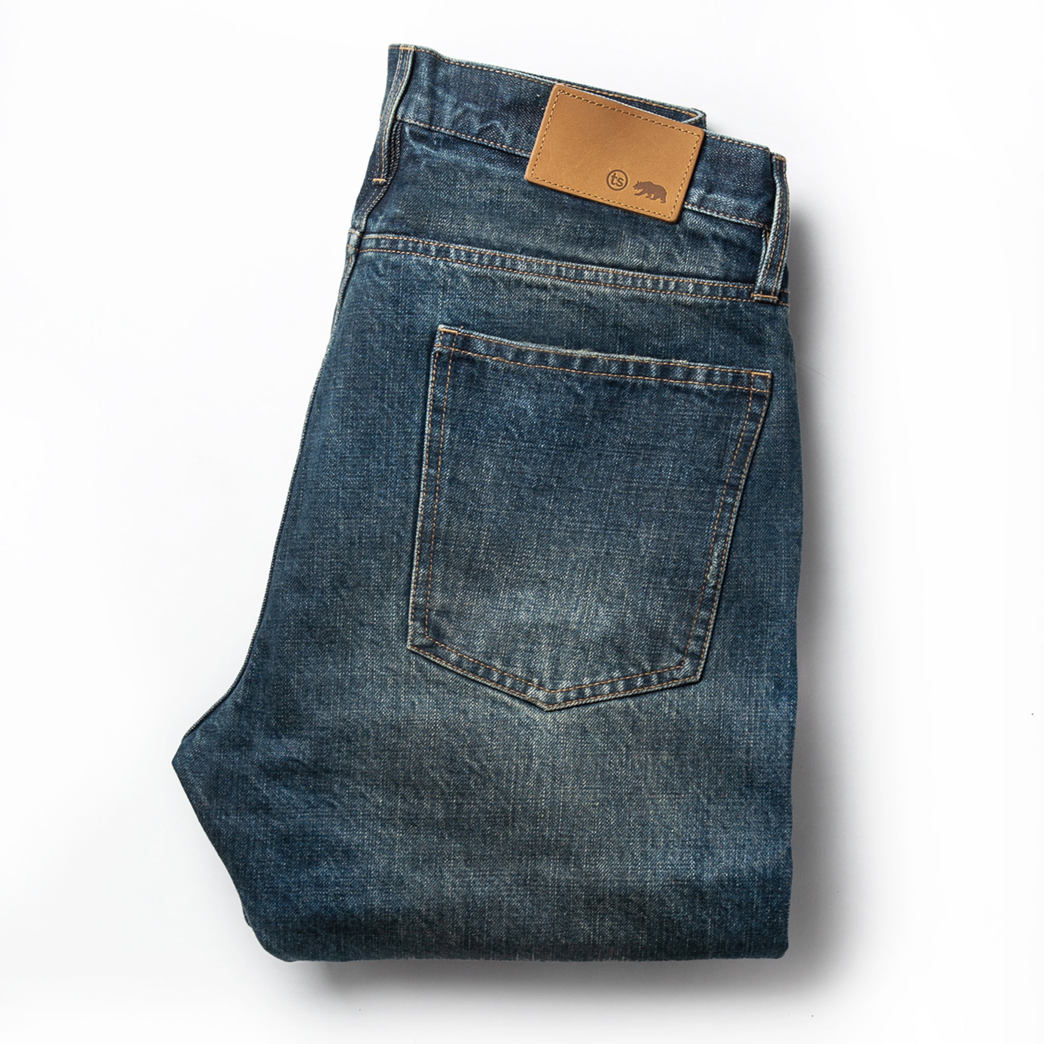 The Democratic Jean in Organic Selvage 12-month Wash: Alternate Image 8, Bottoms by Taylor Stitch