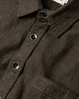 material shot of collar, Wovens by Taylor Stitch