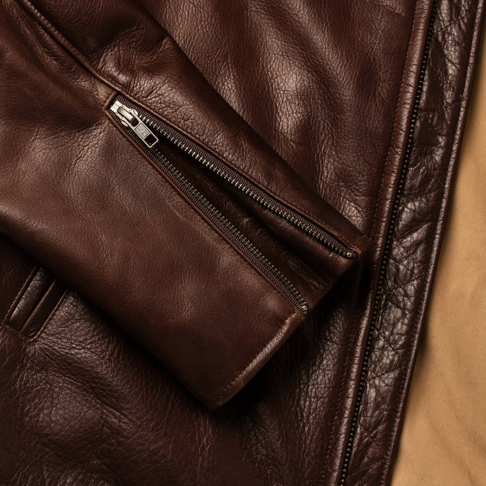 material shot of wrist zipper, Outerwear by Taylor Stitch