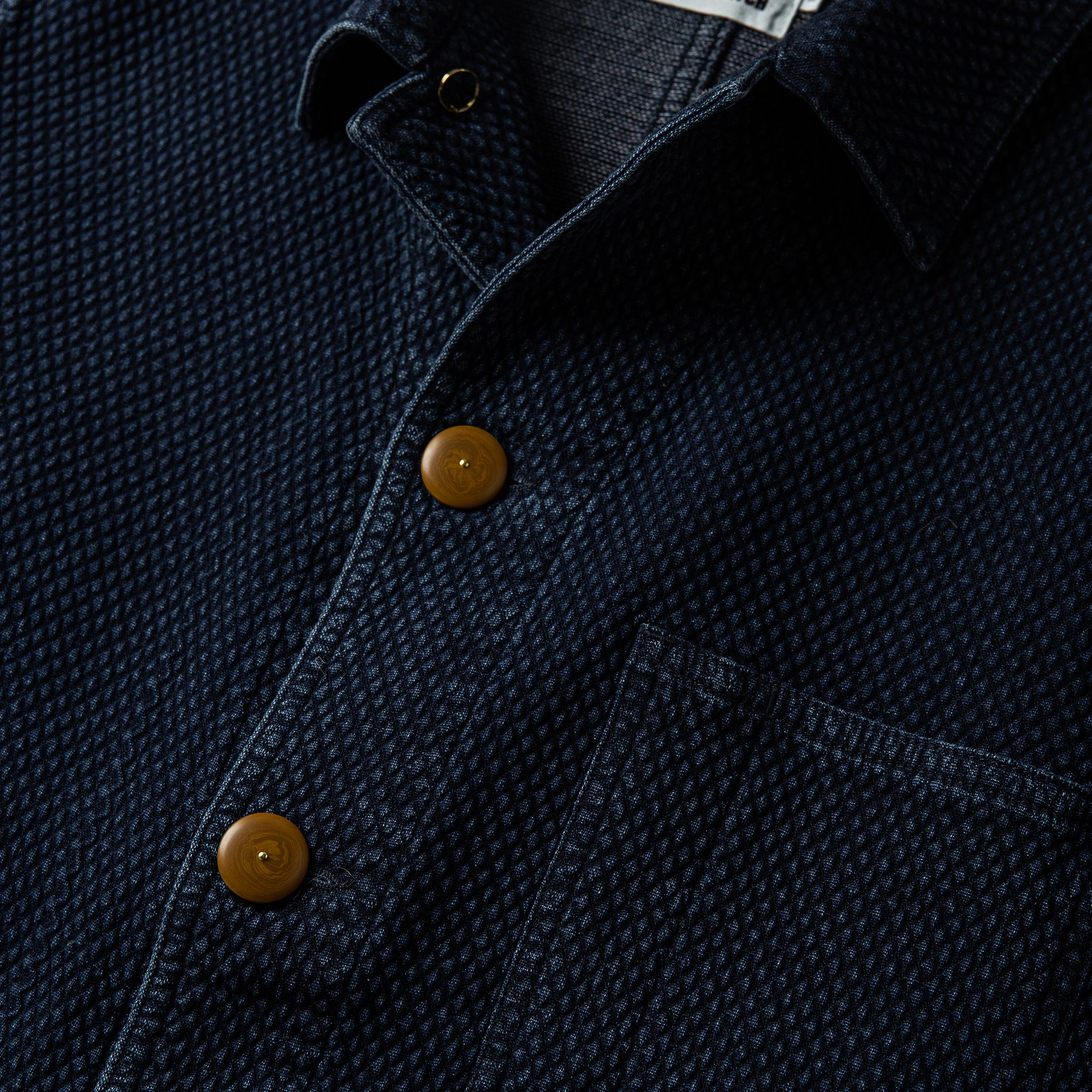 material shot of chest, Outerwear by Taylor Stitch