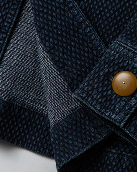 material shot of fabric detail and interior, Outerwear by Taylor Stitch