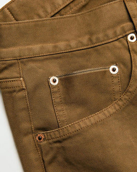  material shot of pocket selvage, Bottoms by Taylor Stitch