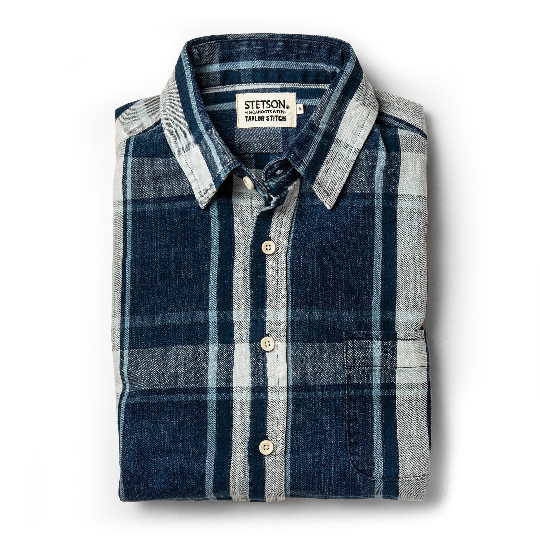 The California in Indigo Plaid: Featured Image, Wovens by Taylor Stitch