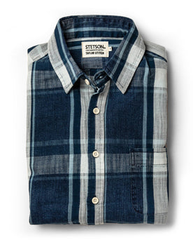 The California in Indigo Plaid: Featured Image, Wovens by Taylor Stitch