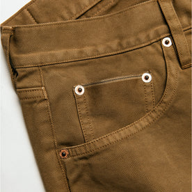 material shot of pocket detail