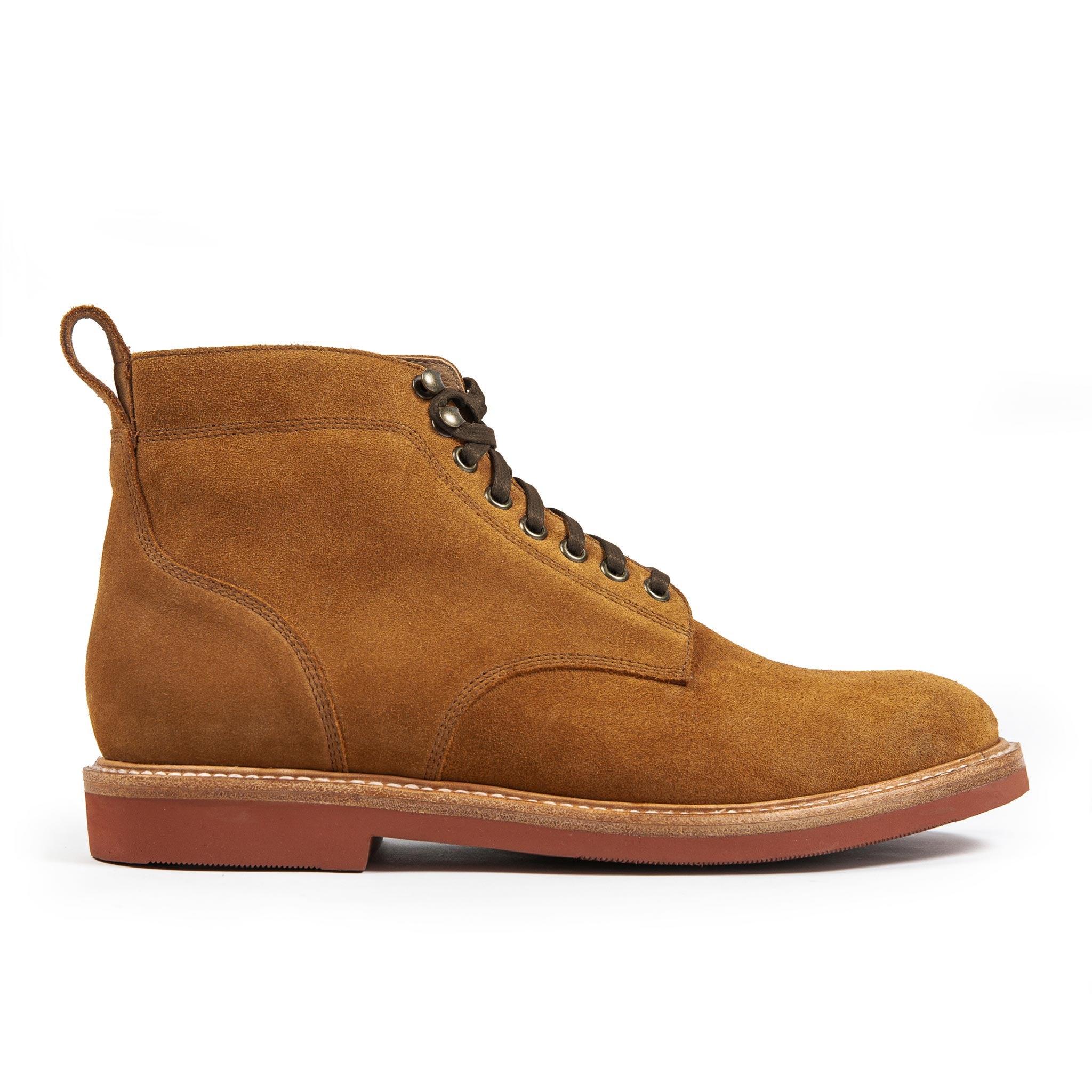 The Trench Boot in Butterscotch Weatherproof Suede: Featured Image, Footwear by Taylor Stitch