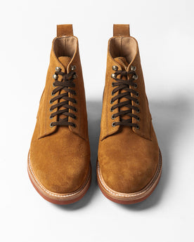 The Trench Boot in Butterscotch Weatherproof Suede: Alternate Image 9, Footwear by Taylor Stitch