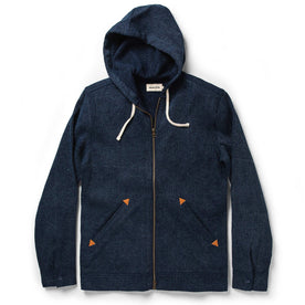 The Après Hoodie in Indigo Waffle: Featured Image