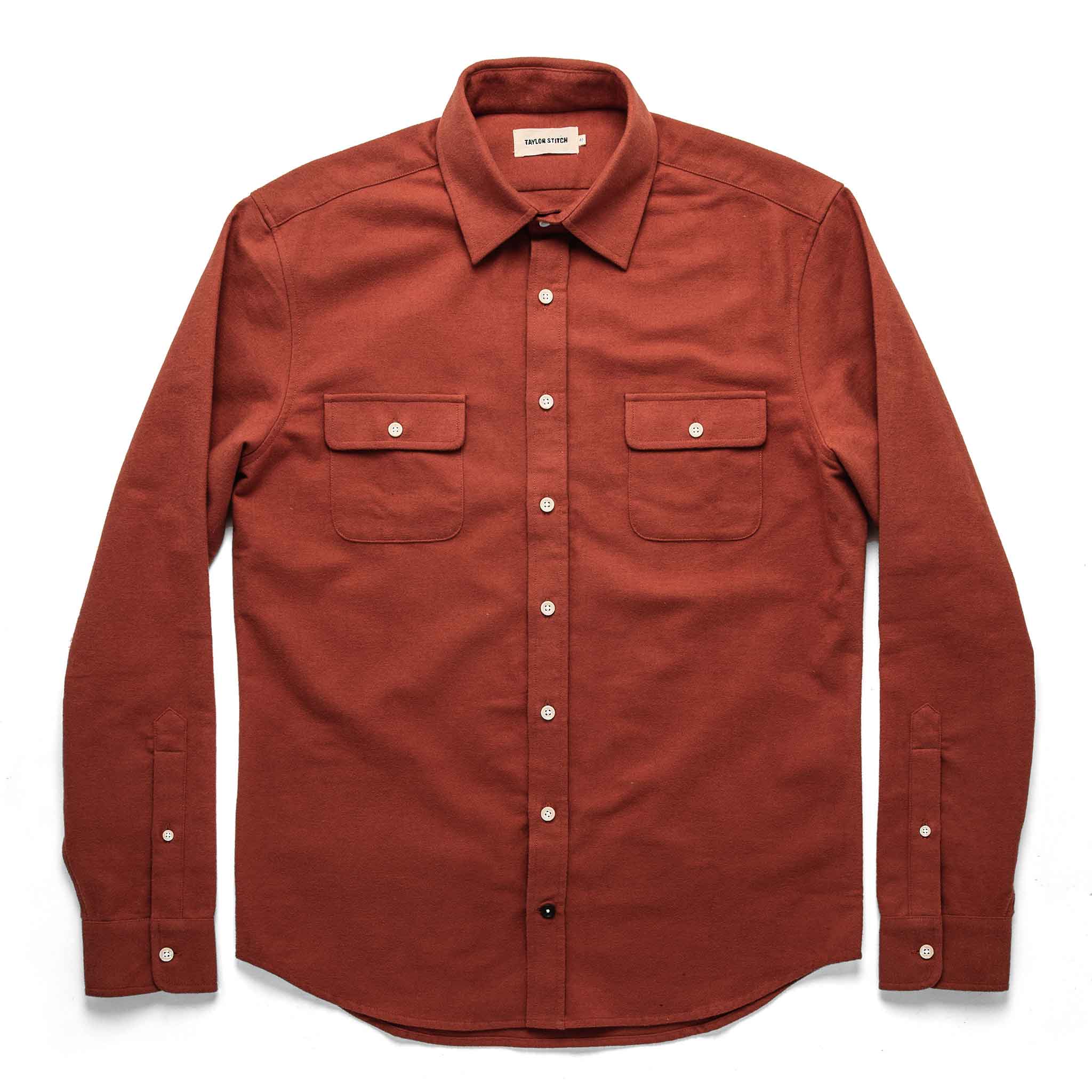 The Yosemite Shirt in Dusty Red: Alternate Image 7, Wovens by Taylor Stitch