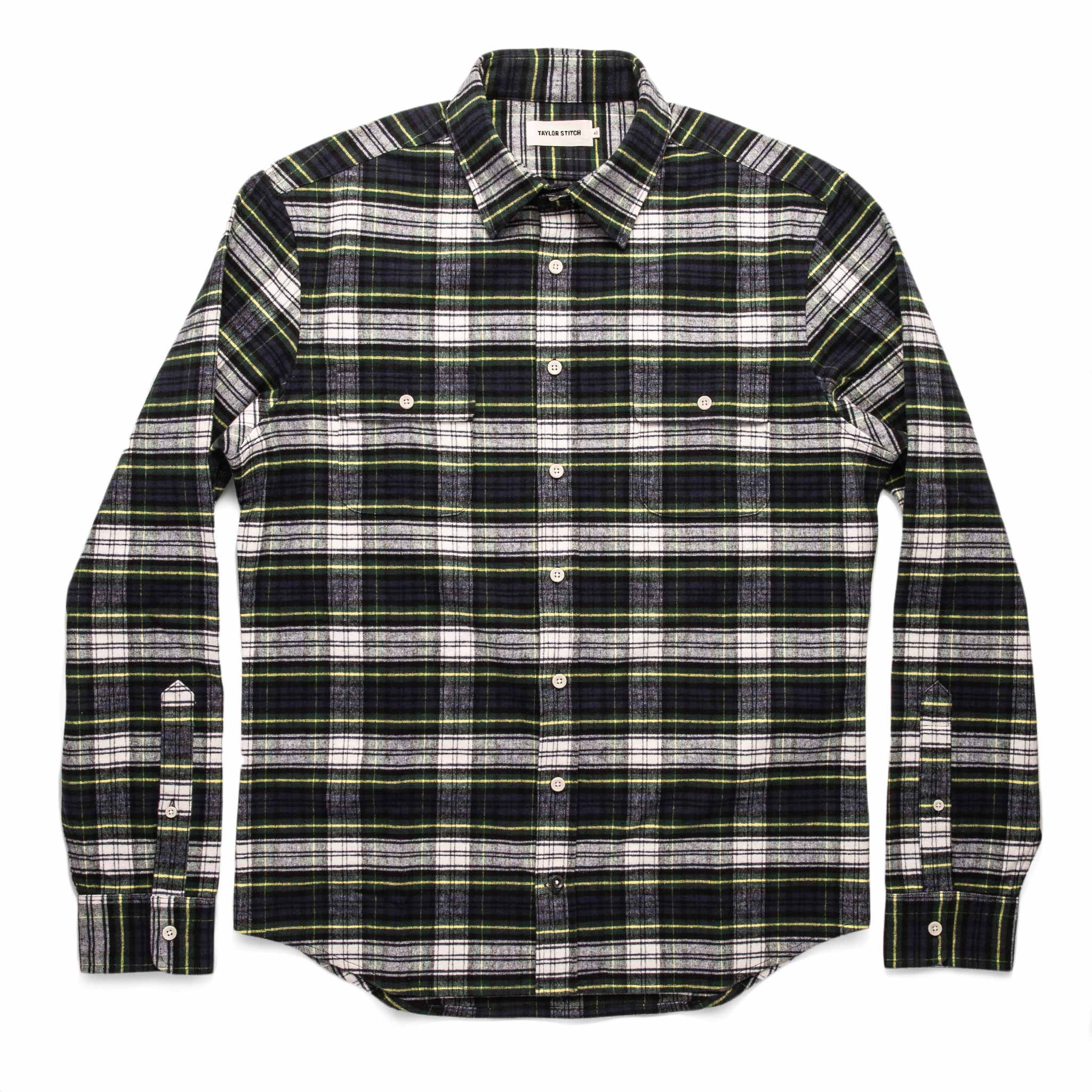 The Yosemite Shirt in Blue Tartan: Alternate Image 7, Wovens by Taylor Stitch
