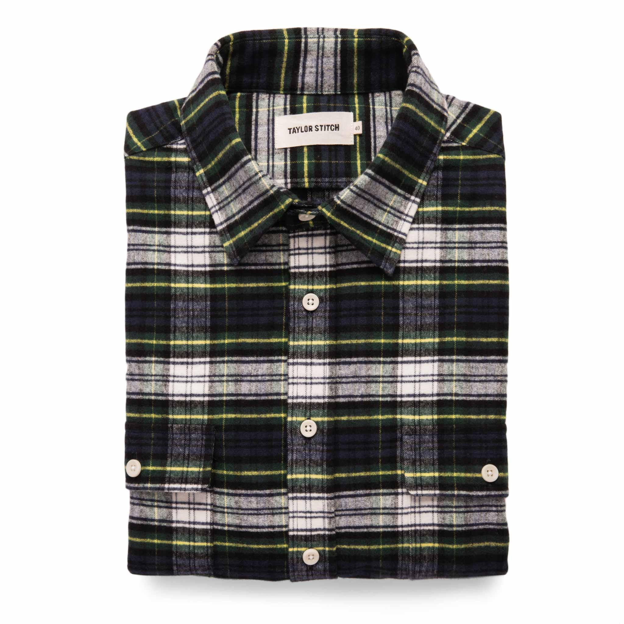 The Yosemite Shirt in Blue Tartan: Featured Image, Wovens by Taylor Stitch