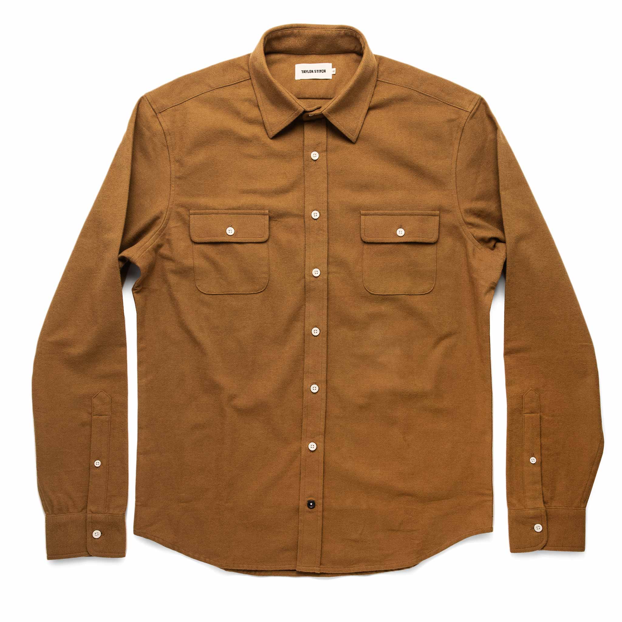 The Yosemite Shirt in British Khaki: Alternate Image 7, Wovens by Taylor Stitch