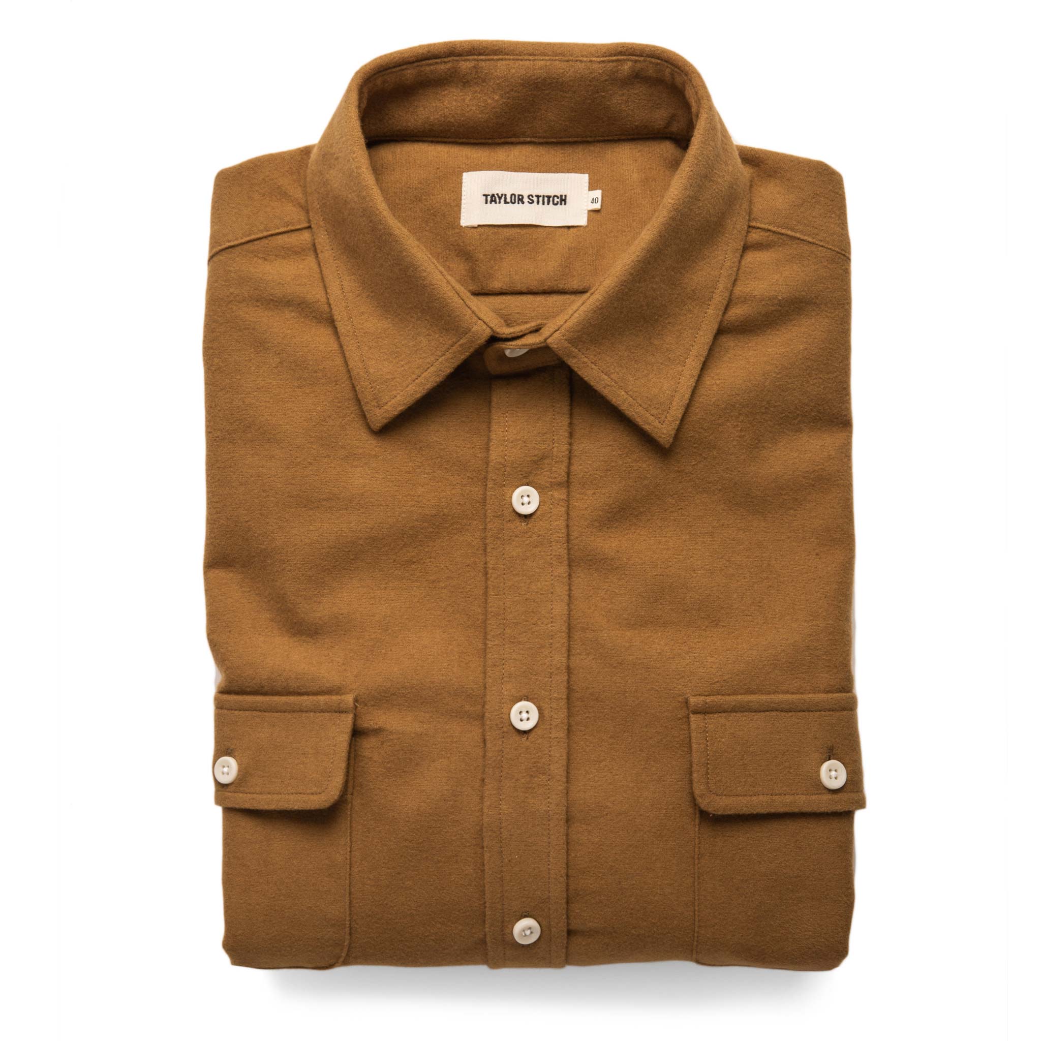 The Yosemite Shirt in British Khaki: Featured Image, Wovens by Taylor Stitch